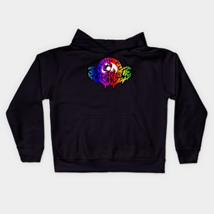 Kung Fu Breakfast Rainbow Logo Version 1 Kids Hoodie